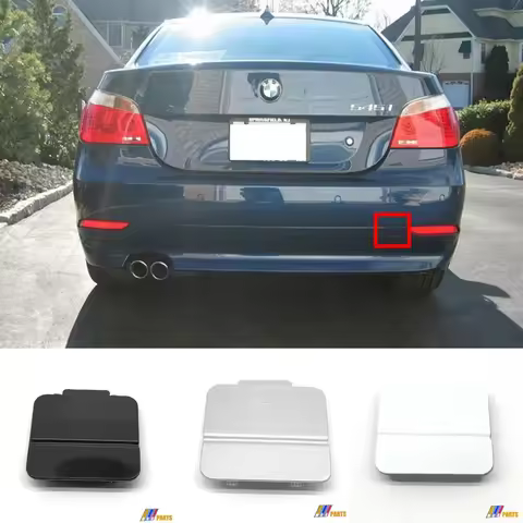Rear Tow Cover for 03-06 BMW5 E60 520i 523i 528i 528xi 535i 535xi 550i 530xi 535d 540i 530i 530xd