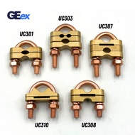 Earthing Rod Metal Clamp (U-Bolt Rod Clamp)