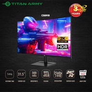 Titan Army 32 inch Curved 2K QHD 260Hz 1ms HDR Gaming Monitor (TA-C32A1S-260Hz)