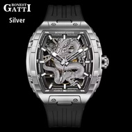 BONEST GATTI Barrel Dragon Men's Automatic Mechanical Watch Luminous BG5606