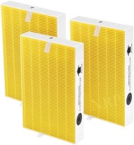NRP 3-pack Anti-allergen HEPA Filter Replacement for HoneyWell Filter R HPA100/200/300 and 5000 Series Air Purifier | Yellow hepa