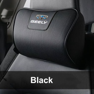 1 piece black car headrest neck pillow car headrest car supplies seat neck pillow memory foam leathe