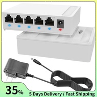 1000Mbps Network Ethernet Switch 8 Port Network Ethernet Switch withVLAN 5V Power Supply Network Swi