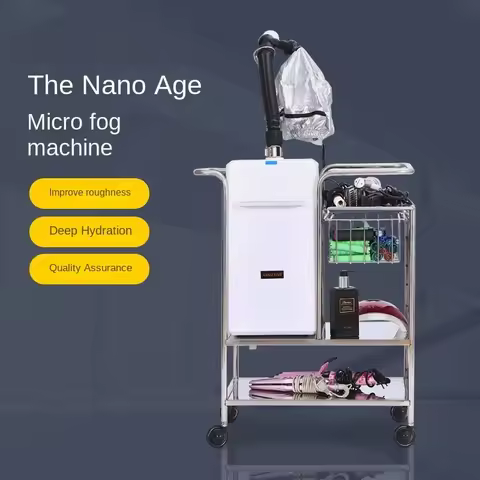Hot Selling Cap Portable Micromist Hair Steamer Machine Professional Barber Shop 2 in 1 Nanomist & O