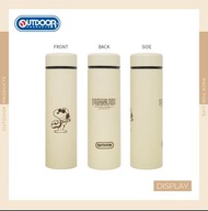 Outdoor Snoopy保溫杯 保溫瓶 台灣限定 史諾比 史路比 環保隨行杯 316不鏽鋼 咖啡杯 冰霸杯 保溫保冰 保暖杯 保冷 防漏 米色 史努比音樂祭系列 ODP23S12BG 正版 台灣直