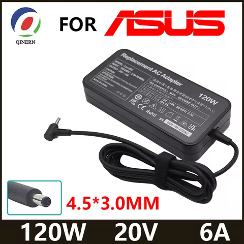 20V 6A 120W 4.5*3.0MM Laptop Adapter For Asus UX534FA UX534FT UX562FD UX562FDX UX562FN UX563FD X1402