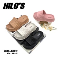 Slop Sandals HILO KUTUNGS AJ2349 Thick, Comfortable, Anti-Slip RubberWanita Size 36-41 Black and Bro