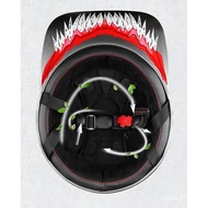 2023 Helmet Venom Motosikal, Topi Besbol Retro, Aksesori Topi Besbol Motosikal, Helmet Itik Vintage,
