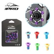 IIIPRO 12PCS M5*11.5MM MTB Disc Brake Rotor Fixing Screw T25 Color Alloy Steel Disc Brake Screw Bicy