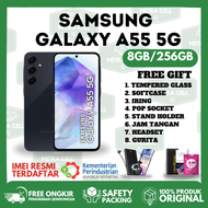 Samsung Galaxy A55 [5G] [NFC] 8GB+256GB - 7.6" FHD+ Layar AMOLED Berwarna Sejati