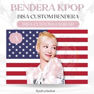 AMERICA KPOP HYOYEON SNSD Girls' Generation Flag KPOP POSTER/ KPOP FLAG/ Kim Hyoyeon KPOP Tapestry/ 
