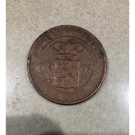 Koin / Coin Nederlands Indie 1907, 2 1/2 Cent. 29