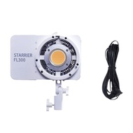 FL300 White Starrier 300W LED Bowens Mount With Dimmer 2700-6500k Sport Light Spotlight
