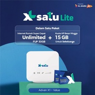 PROMO Modem Advan X1 Xl Satu Lite Value Wifi Unlimited 30Gb Kuota Hp 15Gb