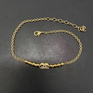 Chanel 雙C水鑽項鍊 23p愛心頸鏈項鏈