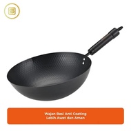 32cm non-stick scaly iron frying pan/non-scratch scaly iron frying pan 32cm
