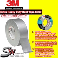 3M Extra Heavy Duty Duct Tape 6969, Silver, 48 mm x 54.8 m