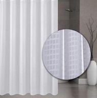 日本暢銷 - 180x200cm 加長版防水EVA浴簾(格仔) 窗簾 擋光簾 隔離布