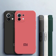 Original / Official / Square Silicone Flexible Case For Xiaomi Mi 11 Lite / Mi 11i / 11i HyperCharge / 11x Pro 5G