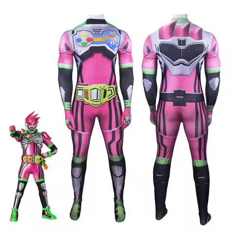 TV Series Kamen Rider Ex-Aid Cosplay Costume Zentai Adults Kids Bodysuit Unisex One-Piece Halloween 