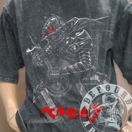 BERSERK Anime T-Shirt, BERSERK MANGA Anime Vintage Wash, Premium Oversized Style Anime T-Shirt