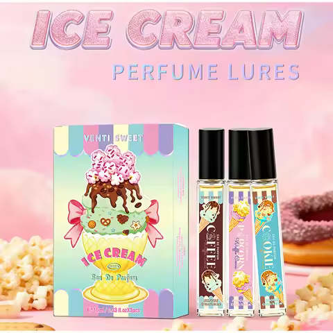 Ice Cream Perfume Gift Set Fresh Mango Coconut Scent Rich Chocolate Popcorn Eau De Toilette Lasting 