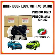 PERODUA AXIA BEZZA 2014 YEAR INNER DOOR LOCK WITH ACTUATOR ORIGINAL PINTU LOCK