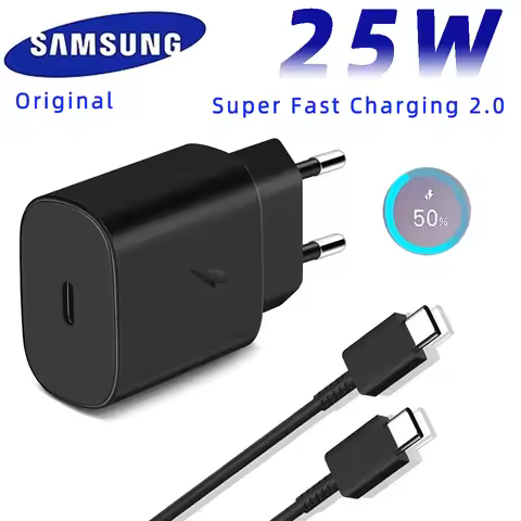 Samsung Ep-Ta800 Usb Charger Chargeur Rapide Mobile Phone Chargers Galaxy S25 A16 A06 A26 A05 M06 M1