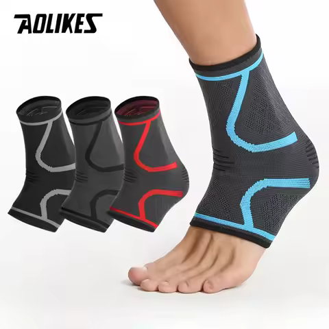AOLIKES 1PCS Ankle Brace for Women & Men,Ankle Support Sleeve & Ankle Wrap - Compression Ankle Brace