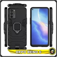 Casing Oppo Reno 6 Hard Case Reno6 Magnetic Iring robot amor