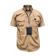 kemeja tactical pria m tac lengan pendek