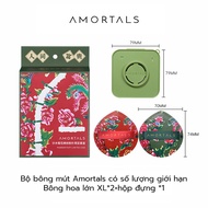 Bông mút AMORTALS bông mút hoa mịn màng như kẹo dẻo không dễ hút kem nền dành cho trang điểm cố địn