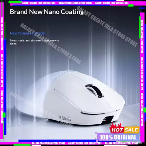 New ATK Dragonfly Y9 Wireless Mouse, Right-handed Ergonomic Mouse, Long Battery Life,Dual 8K, Self-d