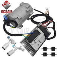 Universal AC Electric Compressor 20cc/r Air Conditioner Compressor for 12V Auto Compressor for R134a
