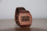 玫瑰金 Casio watch 電子手錶 小方塊 類似g-shock