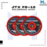 JTX FS15 1.5M 2MM SUPER DESOLDERING WIRE FOR PCB REPAIR SOLDERING WICK/ SOLDERING WICK/ - 3PCS