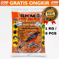 Grosir Voer Skm KASAR Kroto Sari 1kg Isi 8pcs Voer Pur pakan burung Anti Stress Makanan Murai Kacer 