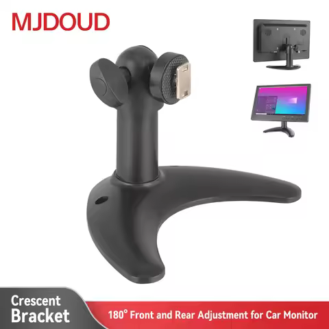 MJDOUD Crescent Bracket 180 dregee Front and Rear Adjustment for Car Monitor 7 Inch or 10.1 Inch