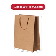 (ONES) KRAFT Paper Bag - Gift Bag / Packing Bag / 5 Sizes / Brown Paper Bag