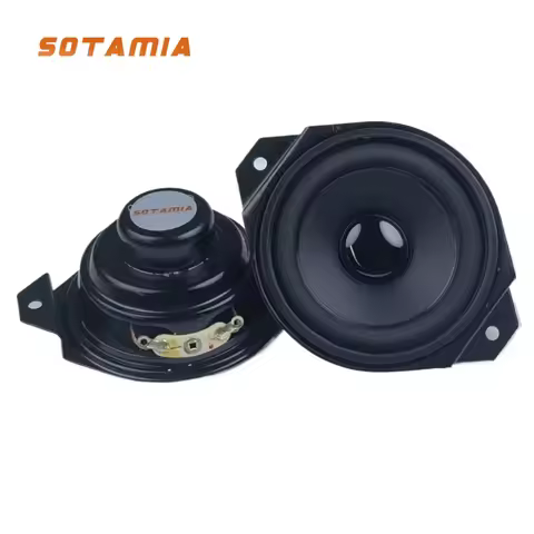 SOTAMIA 2Pcs 2 Inch Mini Audio Speaker 52mm 8 Ohm 5W Hifi Power Home Sound Amplifier Loudspeaker DIY