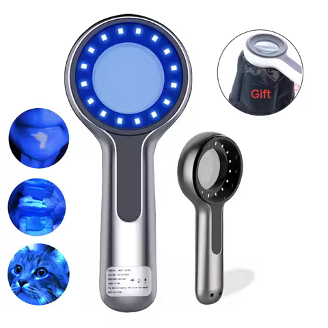 NEW Woods Lamp Skin Analyzer For Skin UV Magnifying For Beauty Facial Testing Wood Lamp Light Skin A