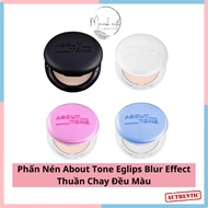 About Tone Eglips Blur Effect Pressed Powder Make Up Foundation Tone Lifting Vegan Powder Even Color