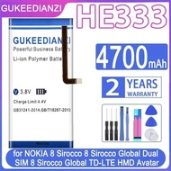 For Nokia 8 Sirocco Global Dual Sim TD-Lte For Hmd Avatar Lightweight Mobile Phone Battery HE333 470