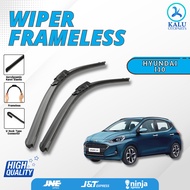Car Wiper HYUNDAI I10 Frameless 1 Set RightKiri Without Iron Frame Full Rubber
