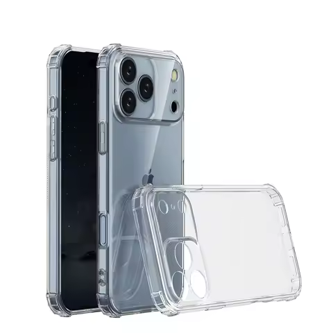 Drop Protection Clear Soft TPU Case for Iphone 17 pro max 16e air X XS MAX XR 16E Iphone16E 11 12 13