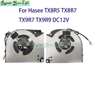 CPU GPU Cooler Fan For Hasee TX8R9 TX8R5 TX8R7 TX9R7 TX9R9 RTX 4060 Notebook Processor Cooling Radia