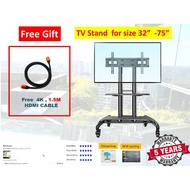 TV Stand TV Stand , TV Cart , with castor wheel , suitable for 32 inch to  75 inch TV Tripod stand , TV stand , TV troll