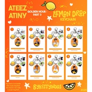 Lemon drop ateez keychain by Kittywoos
