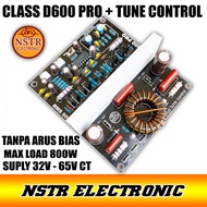 D600 WITHOUT FLOW BIAS COMPLETE TUNE CONTROL Class D600 Pro 600W RMS Power Supply