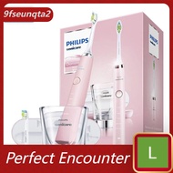✨ Spot goods ✨Philips Sonicare HX9352/HX9362 DiamondClean Electric Toothbrush (Black)(PINK)Efficient cleaning